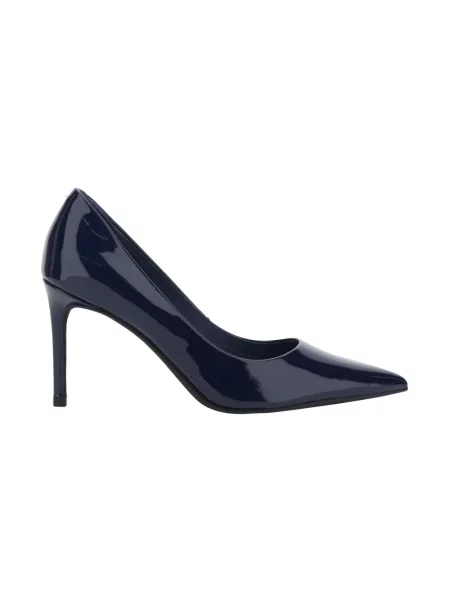 Czółenka Jeffrey Campbell skórzana niebieska