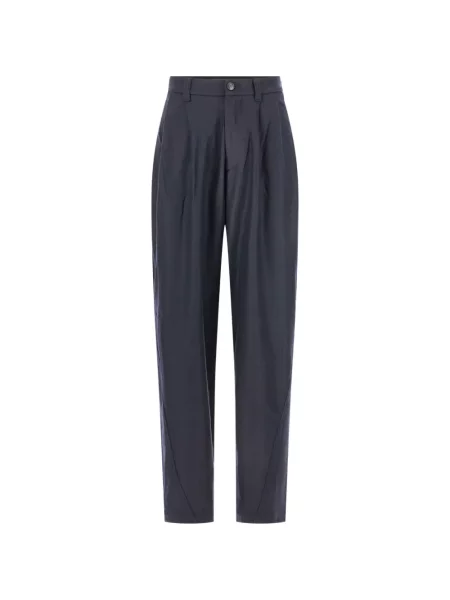 Pantaloni True Avenue de lână albastru