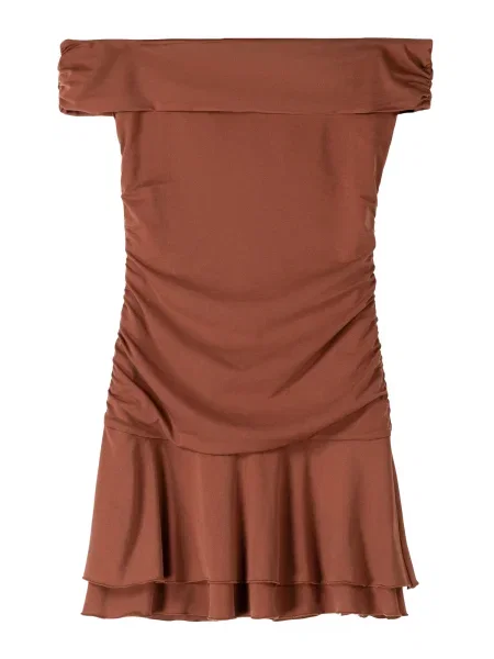 Bershka Rochie de vară ruginiu maro