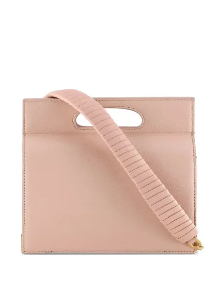 Geantă shopper Tyler Ellis din piele roz