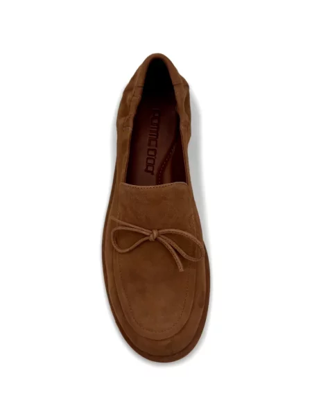 Pantofi loafer Pomme D´or cu funde maro