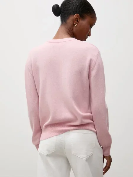 Answear.LAB sweter wełniany różowy