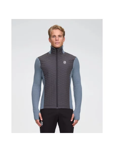 Kurtka turystyczna z pełnym zamkiem błyskawicznym Daehlie Sportswear Comfy niebieska