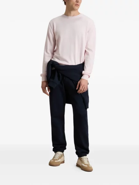 Hanorac crewneck Woolrich cu autograf roz