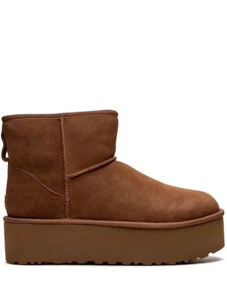 Класически боти Ugg на платформе кафяво