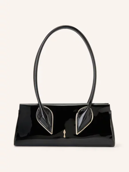 Christian Louboutin Kabelka Přes Rameno Venus / stříbrná černá