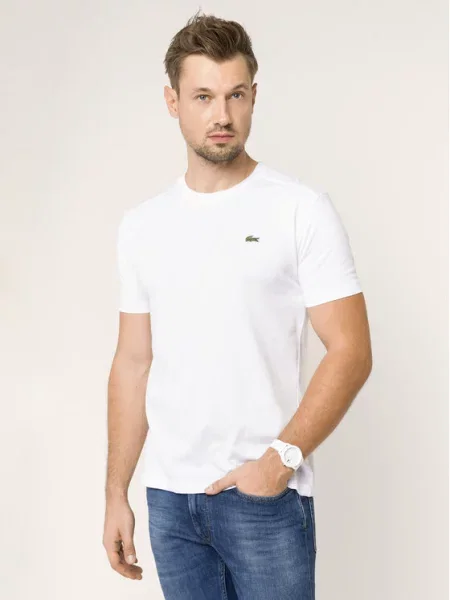 Tenisové tričko Lacoste bílé