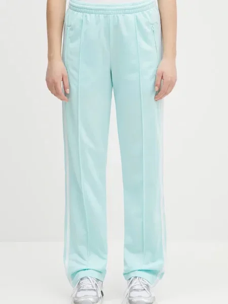 Adidas Originals pantaloni de trening Firebird TP cu imprimeu turcoaz