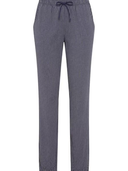 S.Oliver Pantaloni de pijama albastru închis gri