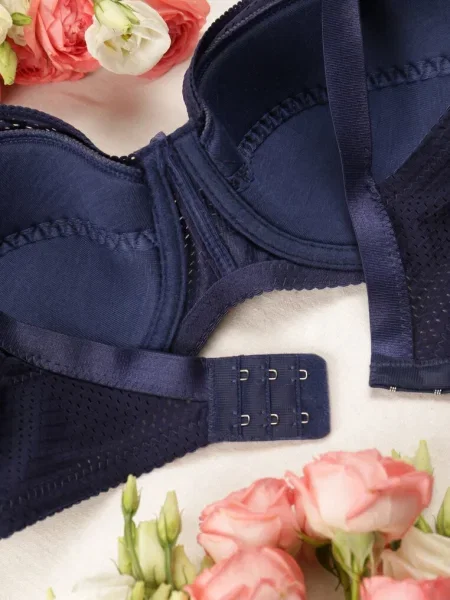 Sutien Clasic Bleumarin cu Bretele Reglabile Imoni