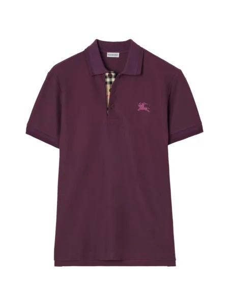 Tricou polo Burberry violet