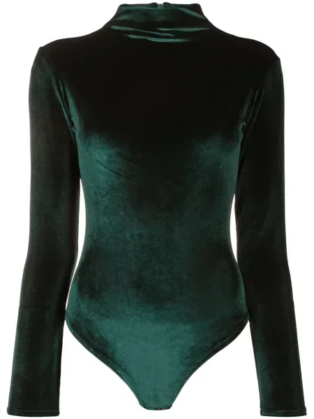 Body Atu Body Couture de catifea verde