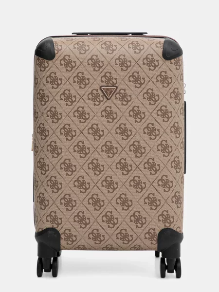Куфар Guess BERTA MEDIUM кафяво