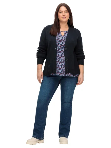 SHEEGO Jeans denim albastru