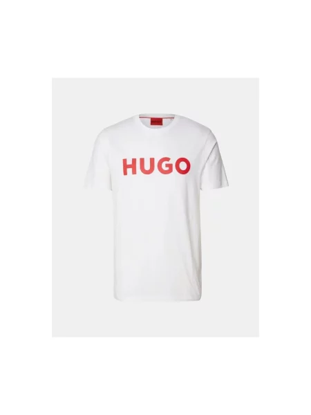 HUGO Tricou Dulivio alb