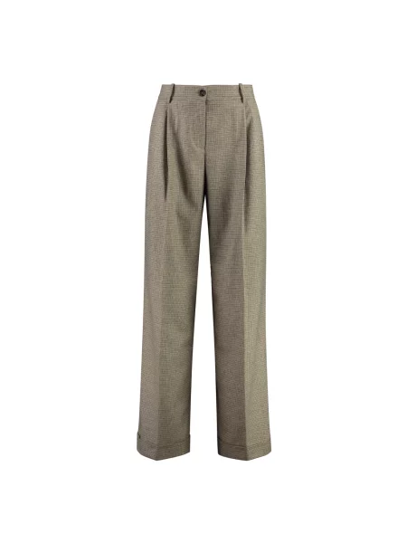 Spodnie Pinko wełniane brązowe