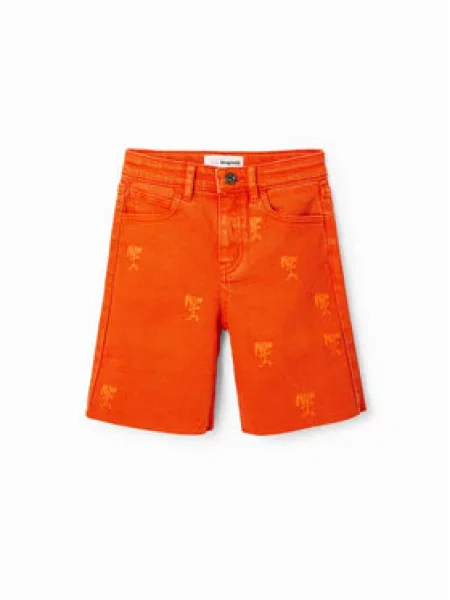 Desigual Farmer rövidnadrág narancssárga
