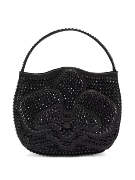 Mała mały torebka Genny z kryształkami czarna