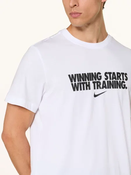 Nike Tričko Winning bílá/ černá bílé