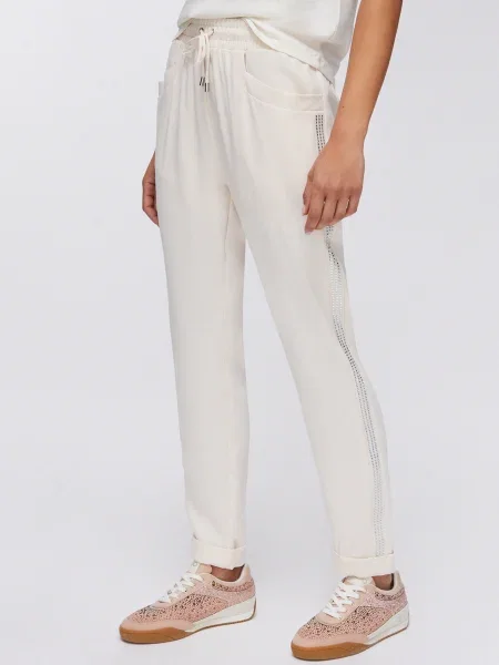 Liu Jo Hlače volneno bela