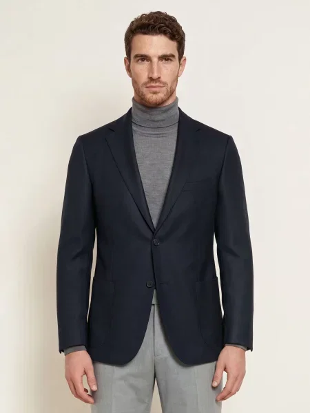 Dressler Sako Regular Fit tmavě modrá