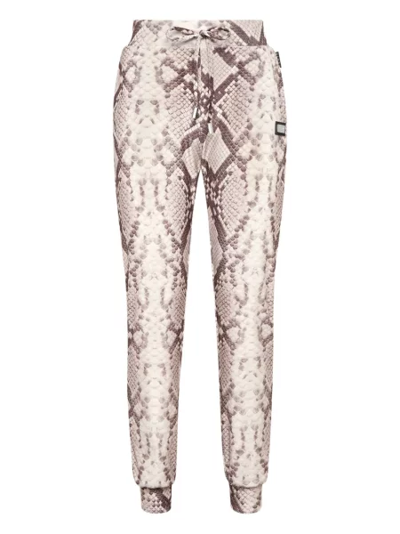 Pantaloni Philipp Plein cu imagine maro