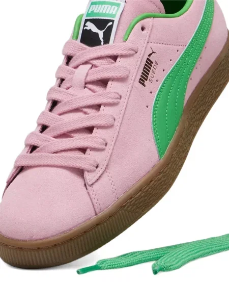Sneakerși Puma Suede din piele de căprioară roz