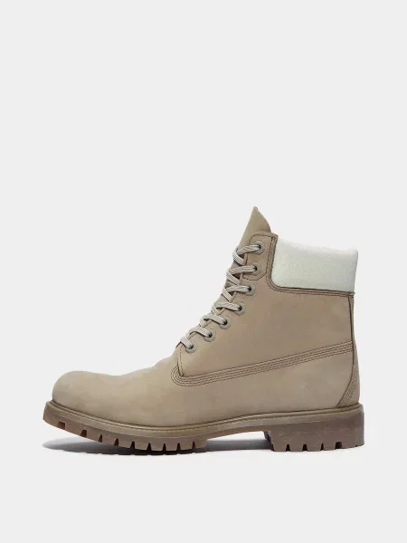 Ботинки Timberland из нубука хаки
