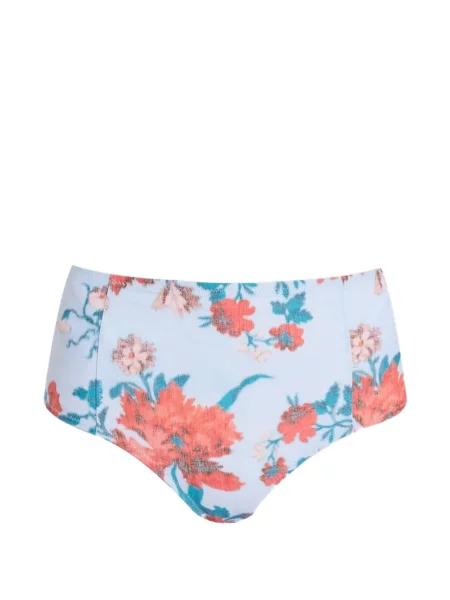 Bikini Erdem cu model floral cu imagine albastru