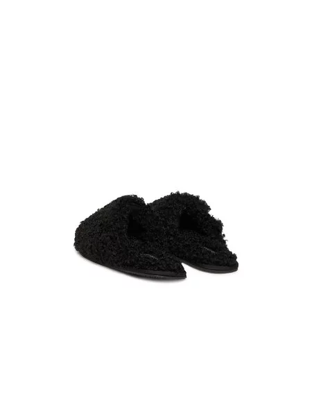 Calvin Klein Kućne papuče CLOSE SLIPPER FUR crna