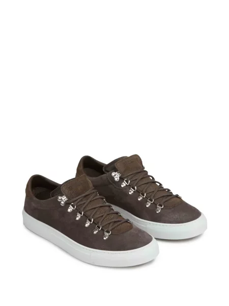 Fűzős szarvasbőr sneaker Diemme barna