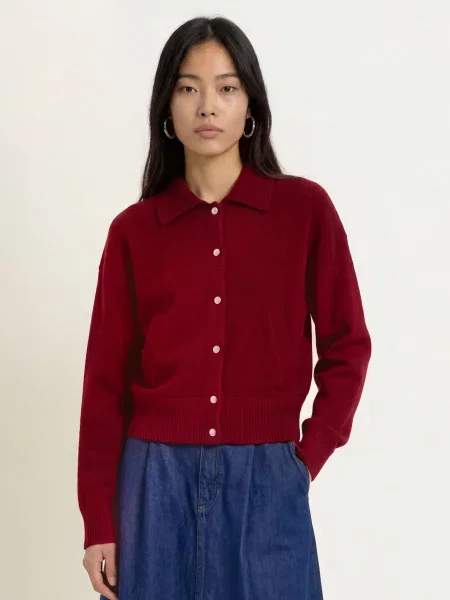 Marc O'polo Denim Kardigan rot