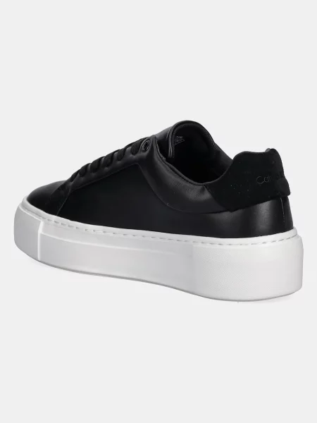 Sportcipők Calvin Klein Ff Cupsole Lace Up Lth fekete