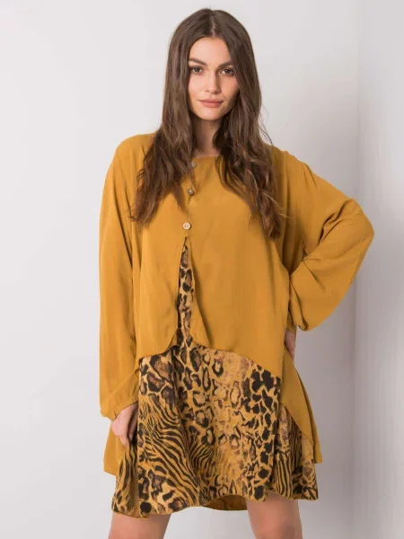 Rochie Fashionhunters de costum galben