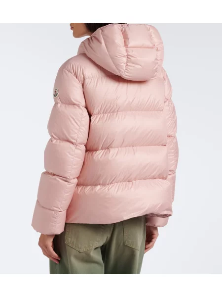 Geacă cu puf Moncler roz
