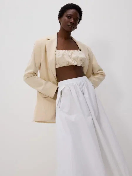 Reserved Спідниця-кльош з білий