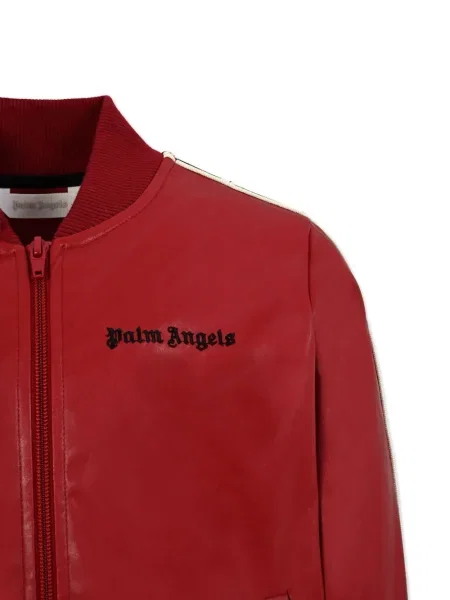 Kurtka bomber dziecięcy Palm Angels czerwony