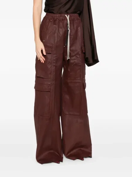 Pantaloni cargo Rick Owens Drkshdw roșu