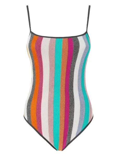 Costum de baie Missoni cu dungi albastru