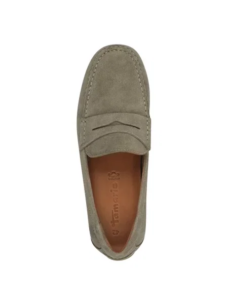 Tamaris Mocasini deschis verde