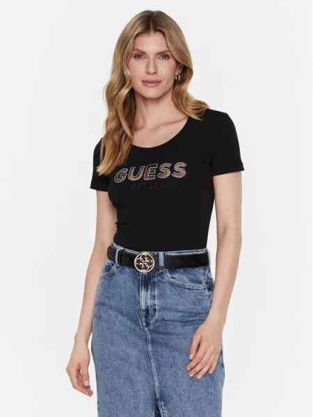 Hálós ruha Guess fekete