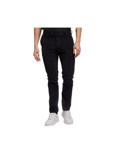 Spodnie Brooks Brothers sztruksowe niebieskie