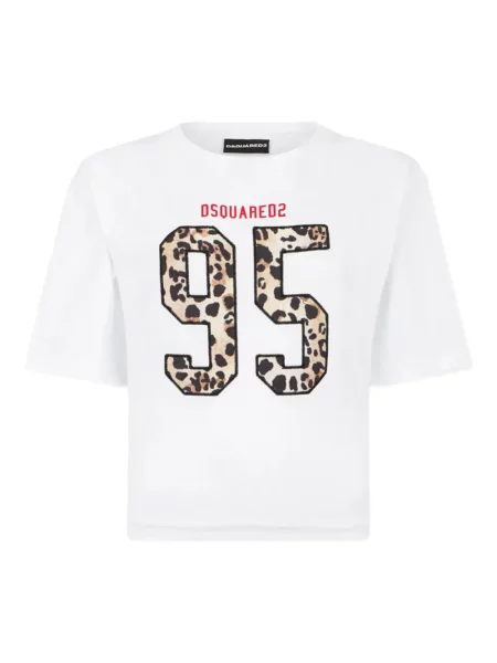 Tricou Dsquared2 cu imagine alb