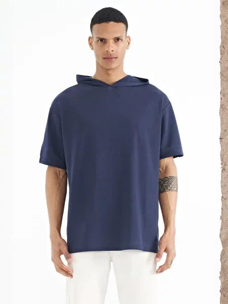 Tommy Life Tričko kobaltová modř