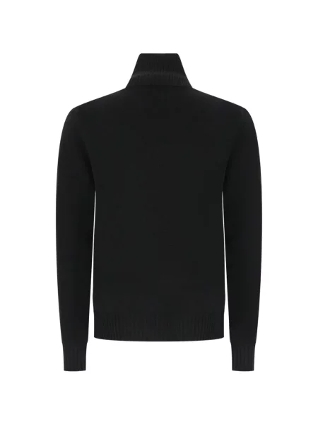 Pulover Alpha Studio tricotate negru