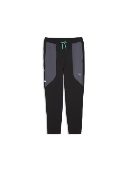 PUMA Spodnie treningowe tkane FLEX STRETCH Akcesoria S czarny