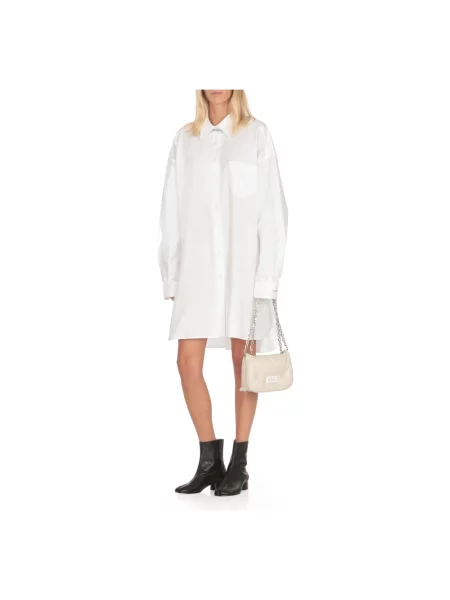 Torebka Maison Margiela skórzana szara
