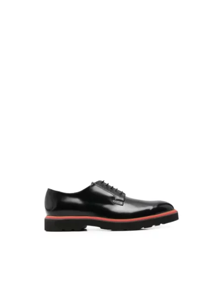 Derby Paul Smith skórzany czarny