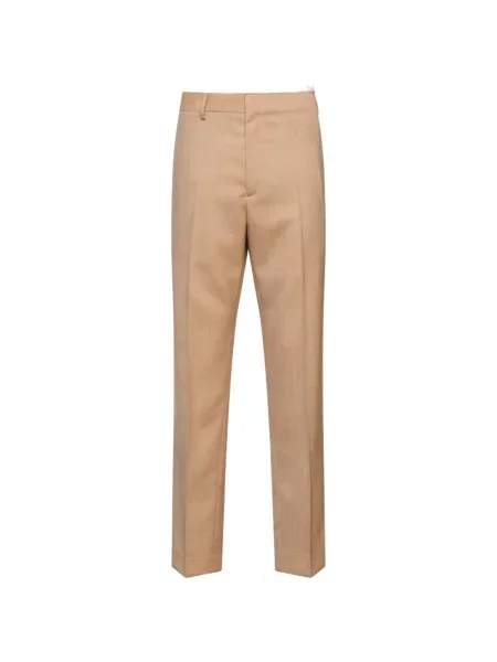 Pantaloni Mm6 Maison Margiela de lână maro