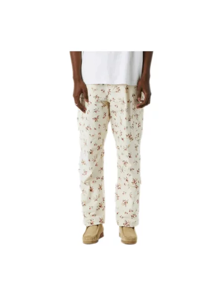 Spodnie cargo Huf w kwiatki